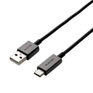 （まとめ） エレコム USB2.0ケーブル（カラー、A-C） MPA-ACCL03BK 【×3セット】