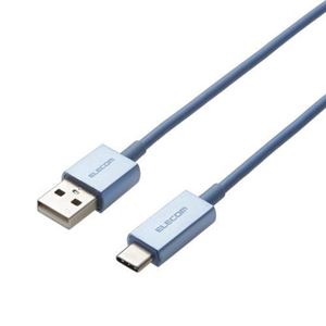 （まとめ） エレコム USB2.0ケーブル（カラー、A-C） MPA-ACCL03BUL 【×3セット】