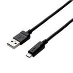 （まとめ） エレコム 2A対応microUSBケーブル MPA-AMB2U15BK 【×5セット】