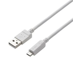 （まとめ） エレコム 2A対応microUSBケーブル MPA-AMB2U15WH 【×5セット】