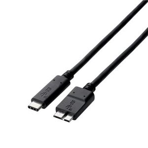 エレコム USB3.1ケーブル（認証品、C-microB） USB3-CMB10NBK