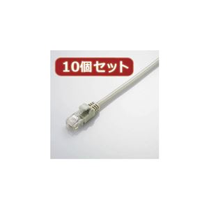 10個セット エレコム やわらかLANケーブル（Cat5E準拠） LD-CTY／LG3X10