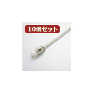 10個セット エレコム Gigabit やわらかLANケーブル（Cat6準拠） LD-GPY／LG1X10