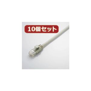 10個セット エレコム Gigabit やわらかLANケーブル（Cat6準拠） LD-GPY／LG5X10