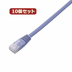 10個セット エレコム Cat5e準拠LANケーブル LD-CTN／BU5X10