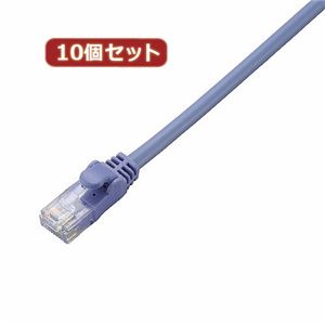 10個セット エレコム Cat6準拠LANケーブル LD-GPN／BU2X10