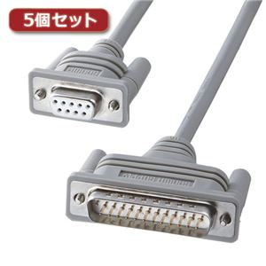 5個セット サンワサプライ RS-232Cケーブル KRS-3104FK2X5