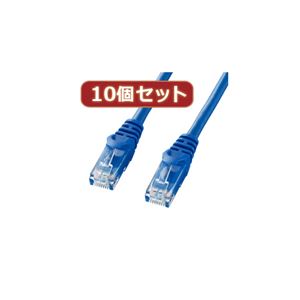 10個セットサンワサプライ カテゴリ6UTPLANケーブル LA-Y6-03BLX10