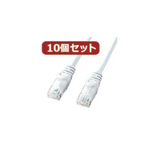 10個セットサンワサプライ カテゴリ6UTPLANケーブル LA-Y6-05WX10