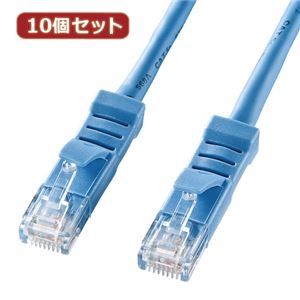 10個セットサンワサプライ L型カテゴリ5eより線LANケーブル KB-T5YL-03LBX10