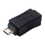 （まとめ） ミヨシ USB2.0 microB-ライトニングコネクタ変換アダプタ ブラック USA-MIMC 【×10セット】