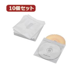 10個セットエレコム Blu-ray・CD・DVD対応不織布ケース タイトルカード CCD-NIWB60WH CCD-NIWB60WHX10