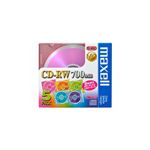 （まとめ） maxell 1〜4倍速対応 データ用CD-RWメディア（700MB・5枚） CDRW80MIX1P5S 【×5セット】