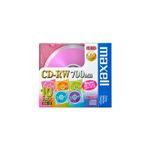 （まとめ） maxell 1〜4倍速対応 データ用CD-RWメディア （700MB・10枚） CDRW80MIX1P10S 【×5セット】