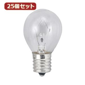 YAZAWA 25個セット クリプトンミニランプ40W形クリア KS351736CX25