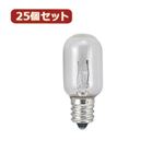 YAZAWA 25個セット ナツメ球3Wクリア T201203CX25