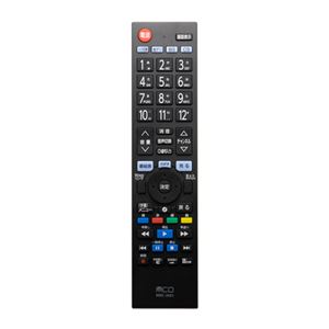 （まとめ） ミヨシ TV用リモコン 東芝対応 MRC-TS01 【×2セット】