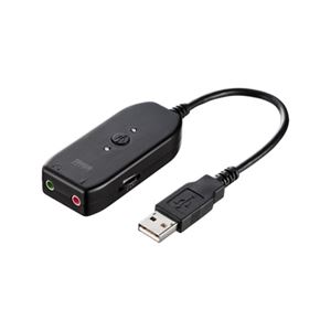 サンワサプライ USBオーディオ変換アダプタ MM-ADUSB3