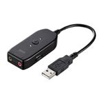 サンワサプライ USBオーディオ変換アダプタ MM-ADUSB3