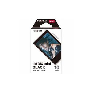 （まとめ） 富士フイルム INSTAXMINIBLACKFRAME チェキ インスタントカラーフィルム instax mini用フィルム 「ブラック」 1パック（10枚入） 【×5セット】