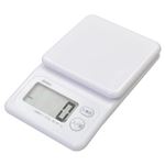 （まとめ） DRETEC デジタルスケール2kg KS-271WT 【×3セット】