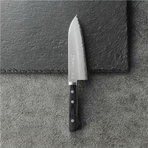青紙口金付ハガネ入本割込三徳包丁
