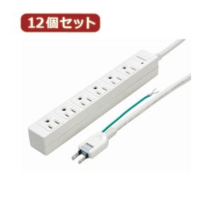 YAZAWA 12個セット 3Pマグネットタップ Y02JKP602WHX12