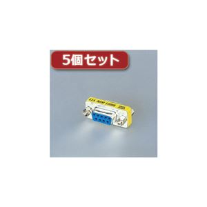 5個セットエレコム 超小型アダプタ AD-D9FF AD-D9FFX5