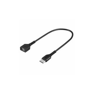 （まとめ） BUFFALO バッファロー BSMPCADC115BK USB2.0変換アダプター（Type-C to microB） ブラック 0.15m 【×5セット】