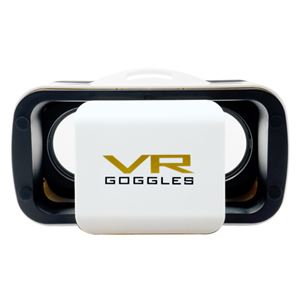 （まとめ） ミヨシ VRゴーグル コンパクトタイプ 白 VR-G02／WH 【×3セット】