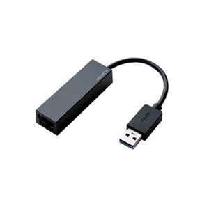 （まとめ） エレコム USB3.0 ギガビットLANアダプター EDC-GUA3-B 【×2セット】