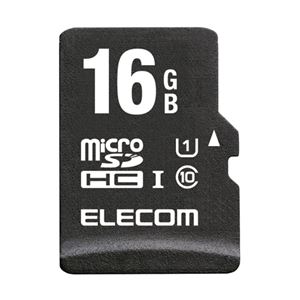 エレコム microSDHCカード／高耐久／UHS-I U1／Class10／16GB MF-ACMR016GU11A