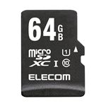 エレコム microSDXCカード／高耐久／UHS-I U1／Class10／64GB MF-ACMR064GU11A