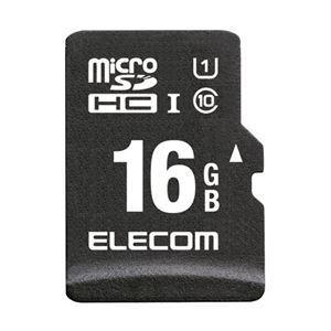 エレコム microSDHCカード／車載用／MLC／UHS-I／16GB MF-CAMR016GU11A