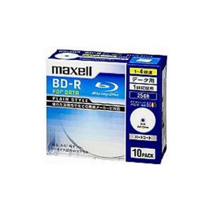 （まとめ） maxell データ用BD-R BR25PPLWPB10S 【×5セット】