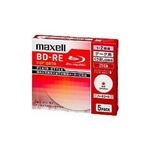 （まとめ） maxell データ用BD-RE 2倍速 5枚組 BE25PPLWPA.5S 【×5セット】