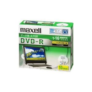 （まとめ） maxell データ用DVD-R（16X） 10枚組 DRD47WPD.10S 【×5セット】