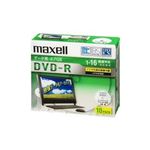 （まとめ） maxell データ用DVD-R（16X） 10枚組 DRD47WPD.10S 【×5セット】