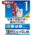 5個セットサンワサプライ インクジェット用スーパーファイン用紙A4サイズ250枚入り JP-EM5NA4-250X5