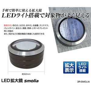 スリーアールソリューション LED拡大鏡 3R-SMOLIA-5