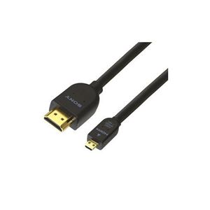 （まとめ） ソニー HDMI-マイクロHDMIケーブル 1.5m ハイスピード イーサネット対応 3D映像対応 DLCHEU15A 【×2セット】