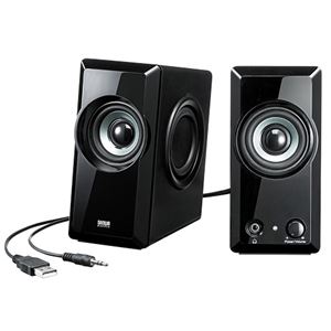 サンワサプライ USB電源マルチメディアスピーカー MM-SPL8UBK