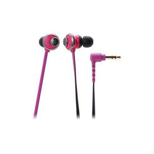 （まとめ） Audio-Technica オーディオテクニカ インナーイヤーヘッドホン ATH-CKF77 PK 【×2セット】
