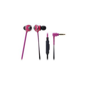 Audio-Technica オーディオテクニカ スマートフォン用インナーイヤーヘッドホン ATH-CKF77iS PK