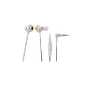 Audio-Technica オーディオテクニカ スマートフォン用インナーイヤーヘッドホン ATH-CKF77iS WH