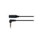 （まとめ） Audio-Technica オーディオテクニカ スマートフォン用ヘッドホン延長コード（ブラック／1.0m） AT345IS／1.0BK 【×5セット】