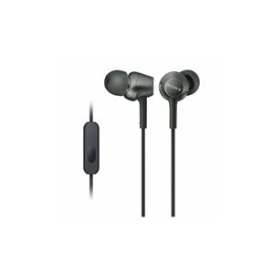 ソニー MDR-EX255AP-B マイク＆コントローラー搭載 ダイナミック密閉型カナルイヤホン ブラック
