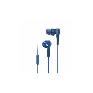 ソニー MDR-XB55AP-L マイク＆コントローラー搭載 ダイナミック密閉型カナルイヤホン ブルー