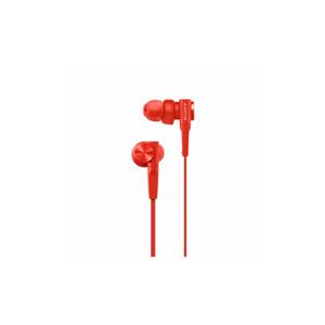 ソニー MDR-XB55-R ダイナミック密閉型カナルイヤホン レッド