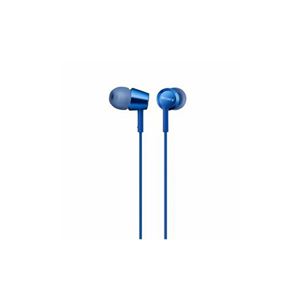 （まとめ） ソニー MDR-EX155-LI ダイナミック密閉型カナルイヤホン ブルー 【×3セット】